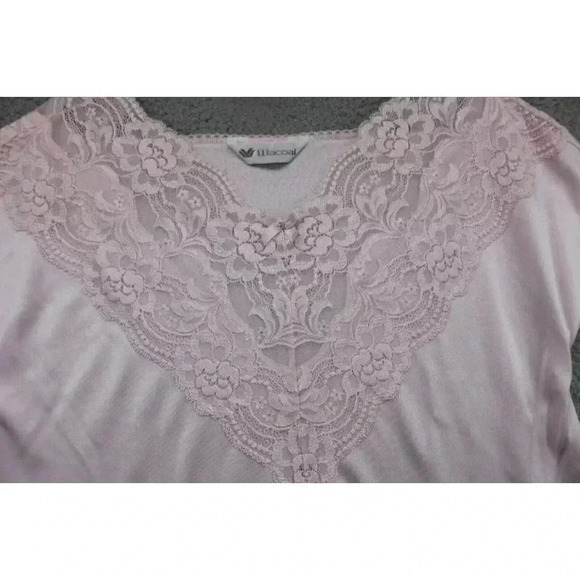 Wacoal Women's 100% Nylon & Lace Pajama Gown-Medium - Picture 4 of 10
